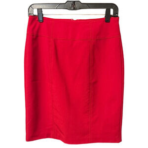 Worthington Professional Business Red Pencil Skirt